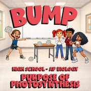 Purpose of Photosynthesis BUMP Science Game - No Prep AP Biology Review Activity