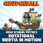 Rotational Inertia in Motion GRUDGEBALL Science Game - No Prep Physics Review