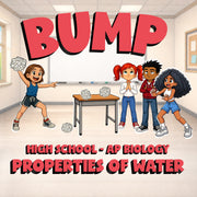 Properties of Water BUMP Science Game - No Prep AP Biology Review Activity