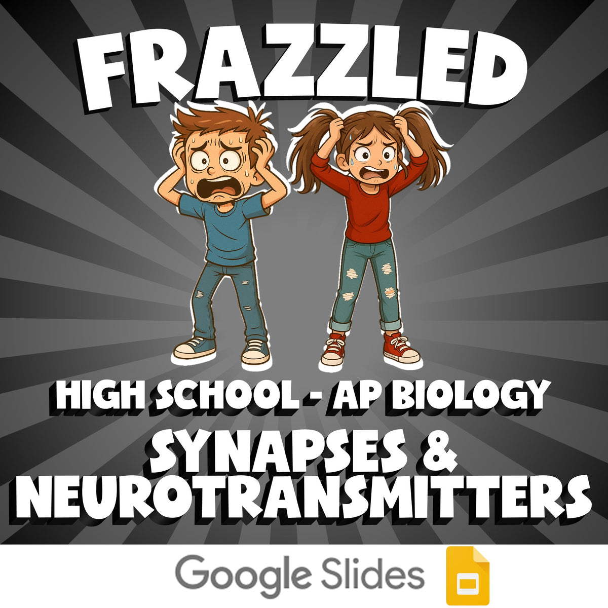 Synapses & Neurotransmitters FRAZZLED Science Game - No Prep AP Biology Review