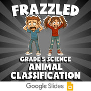 Animal Classification FRAZZLED Science Game - No Prep Grade 5 Review Activity