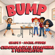 Chronological Reasoning & Periodization BUMP Socials Game - No Prep Grade 5