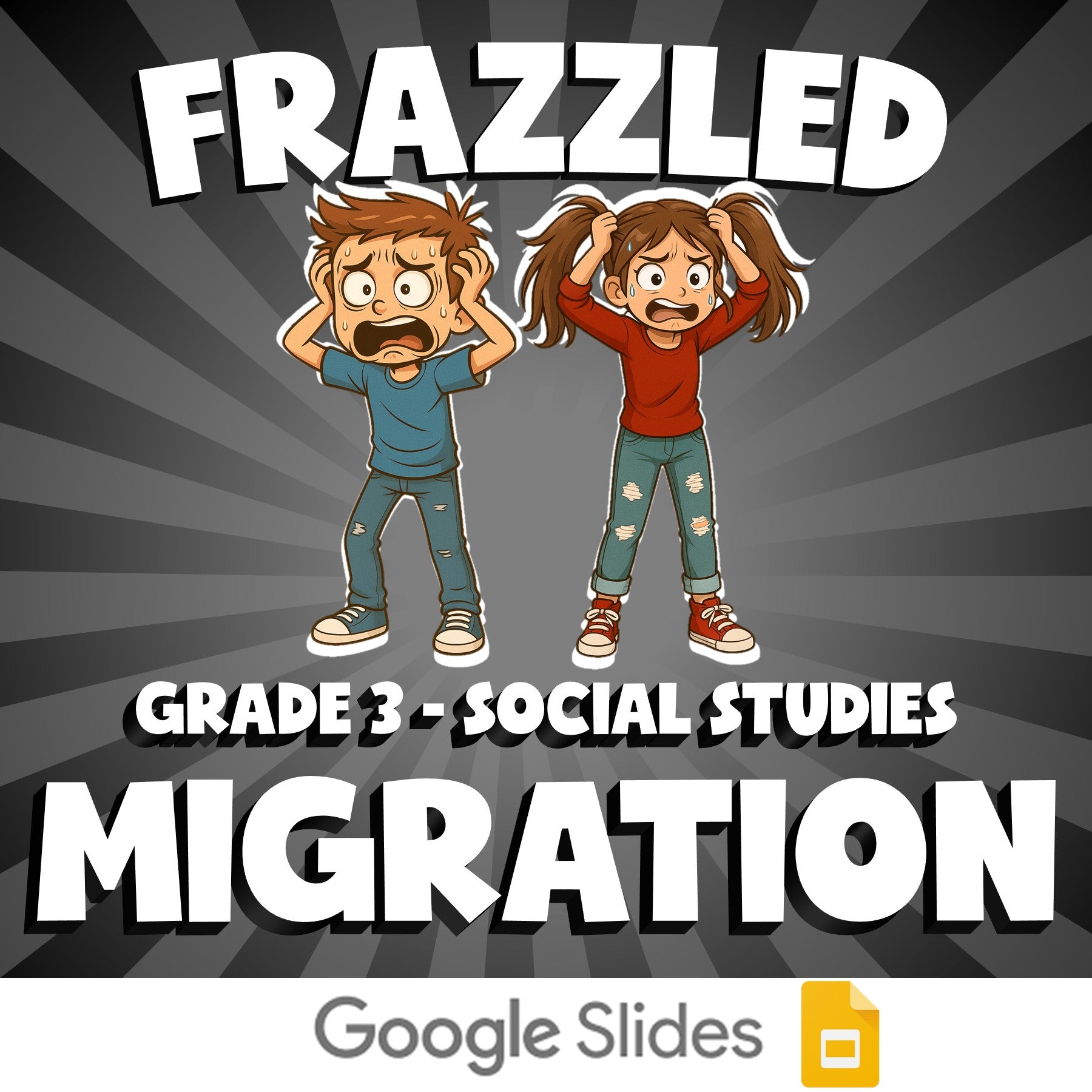 Migration FRAZZLED Socials Game - No Prep Grade 3 Review Activity