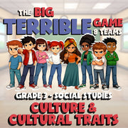 Culture & Cultural Traits BIG TERRIBLE GAME - No Prep Grade 3 Socials Review
