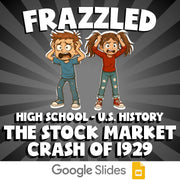 The Stock Market Crash of 1929 FRAZZLED U.S. History Game - No Prep Review