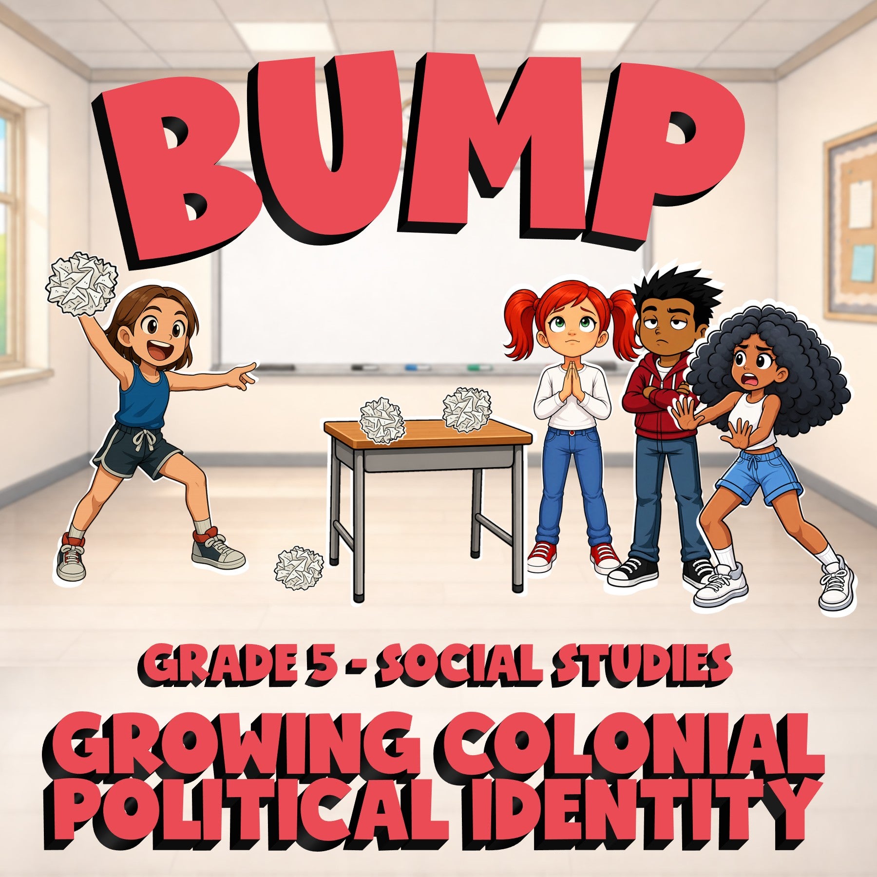 Growing Colonial Political Identity BUMP Socials Game - No Prep Grade 5 Review