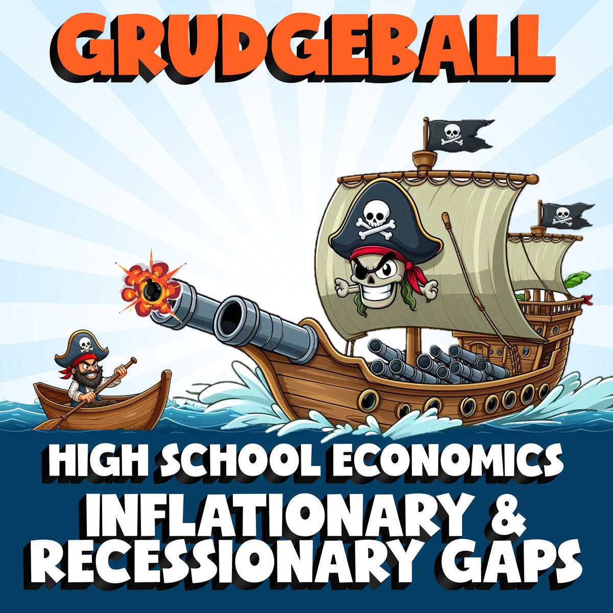 Inflationary & Recessionary Gaps GRUDGEBALL Economics Game - No Prep Review
