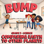 Comparing Earth to Other Planets BUMP Science Game - No Prep Grade 3 Review