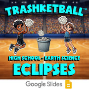 Eclipses TRASHKETBALL Game - No Prep Earth Science Review Activity
