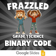 Binary Code FRAZZLED Science Game - No Prep Grade 7 Review Activity