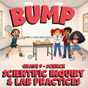 Scientific Inquiry & Lab Practices BUMP Science Game - No Prep Grade 9 Review