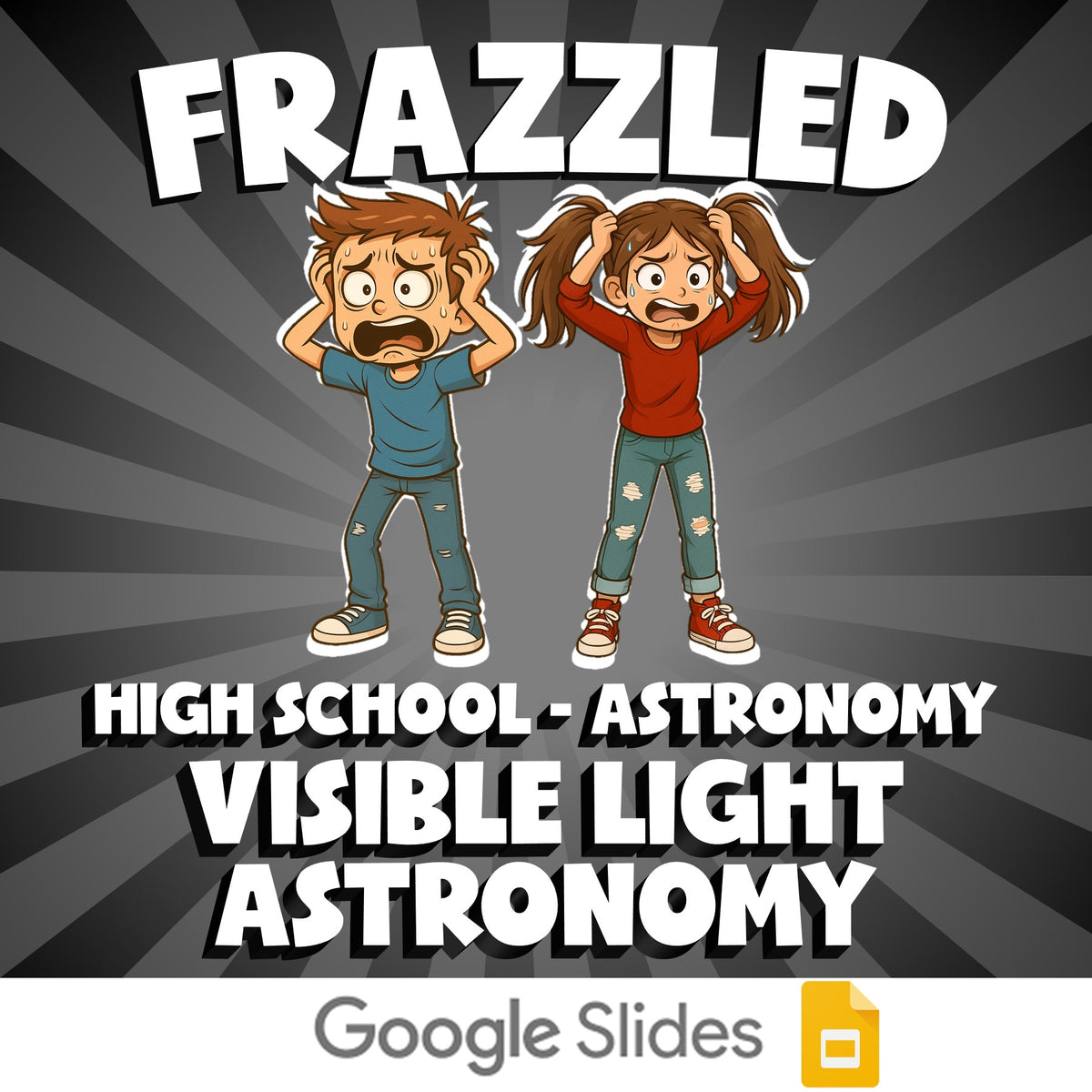 Visible Light Astronomy FRAZZLED Science Game - No Prep Astronomy Review