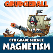 Magnetism GRUDGEBALL Science Game - No Prep Grade 8 Review Activity
