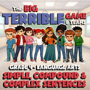 Simple, Compound & Complex Sentences BIG TERRIBLE GAME - Grade 4 ELA Review