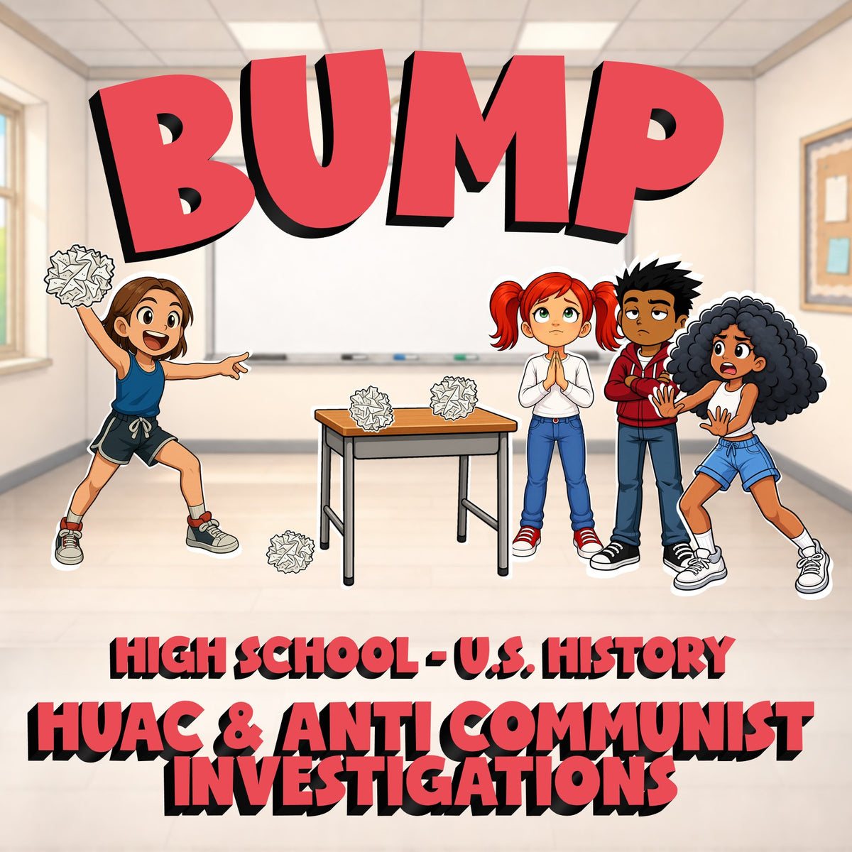 HUAC & Anti Communist Investigations BUMP U.S. History Game - No Prep Review