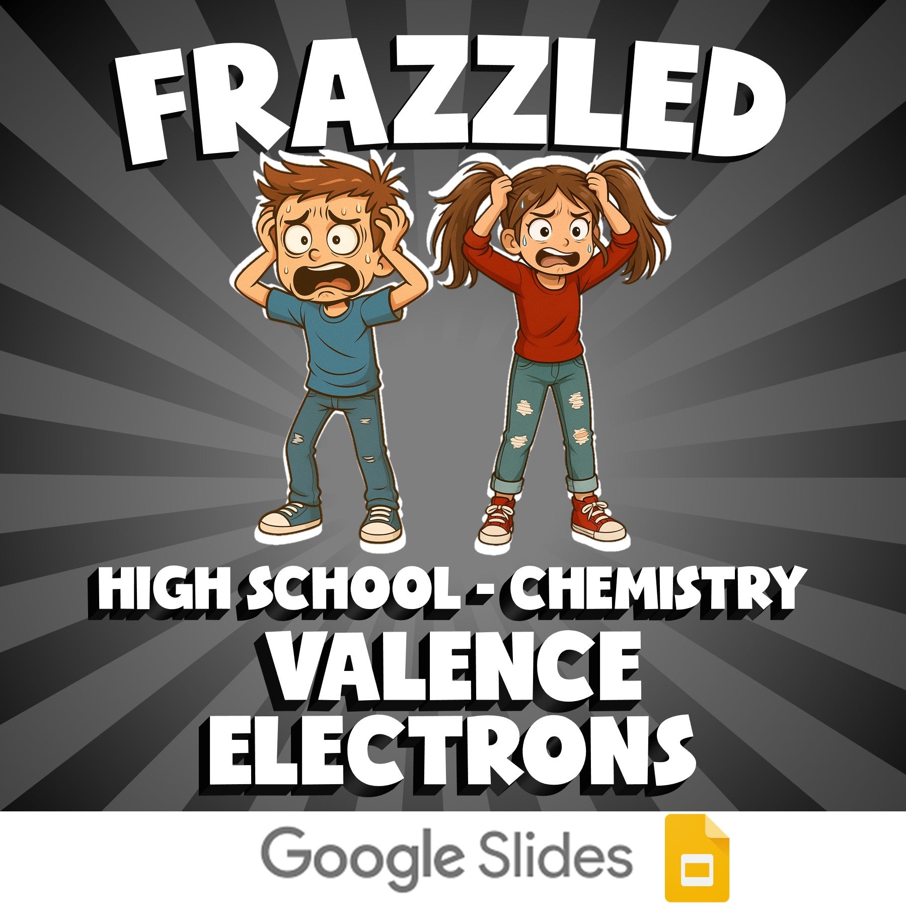 Valence Electrons FRAZZLED Science Game - No Prep Chemistry Review Activity