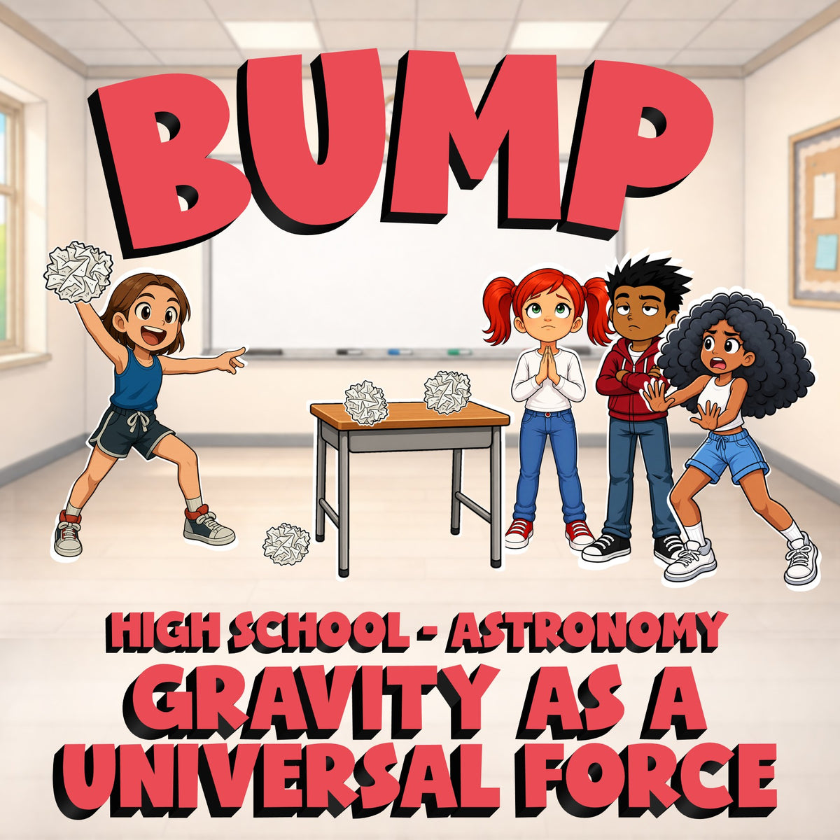 Gravity as a Universal Force BUMP Science Game - No Prep Astronomy Review