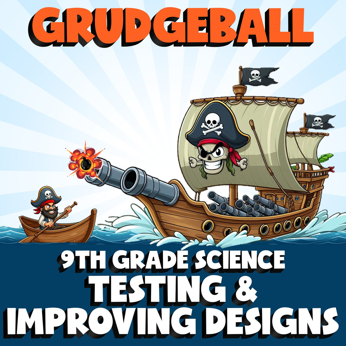 Testing & Improving Designs GRUDGEBALL Science Game - No Prep Grade 9 Review