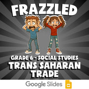 Trans Saharan Trade FRAZZLED Socials Game - No Prep Grade 6 Review Activity