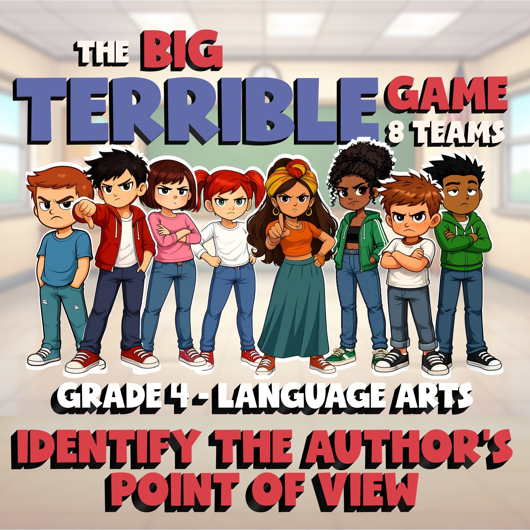 Identify the Author’s Point of View BIG TERRIBLE GAME - Grade 4 ELA Review