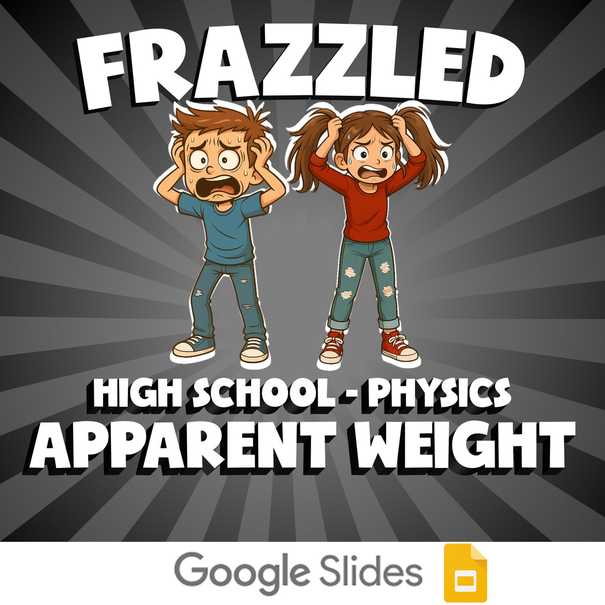 Apparent Weight FRAZZLED Science Game - No Prep Physics Review Activity
