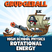 Rotational Energy GRUDGEBALL Science Game - No Prep Physics Review Activity