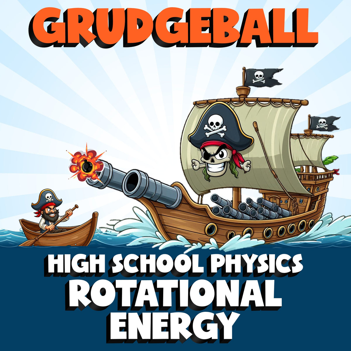 Rotational Energy GRUDGEBALL Science Game - No Prep Physics Review Activity