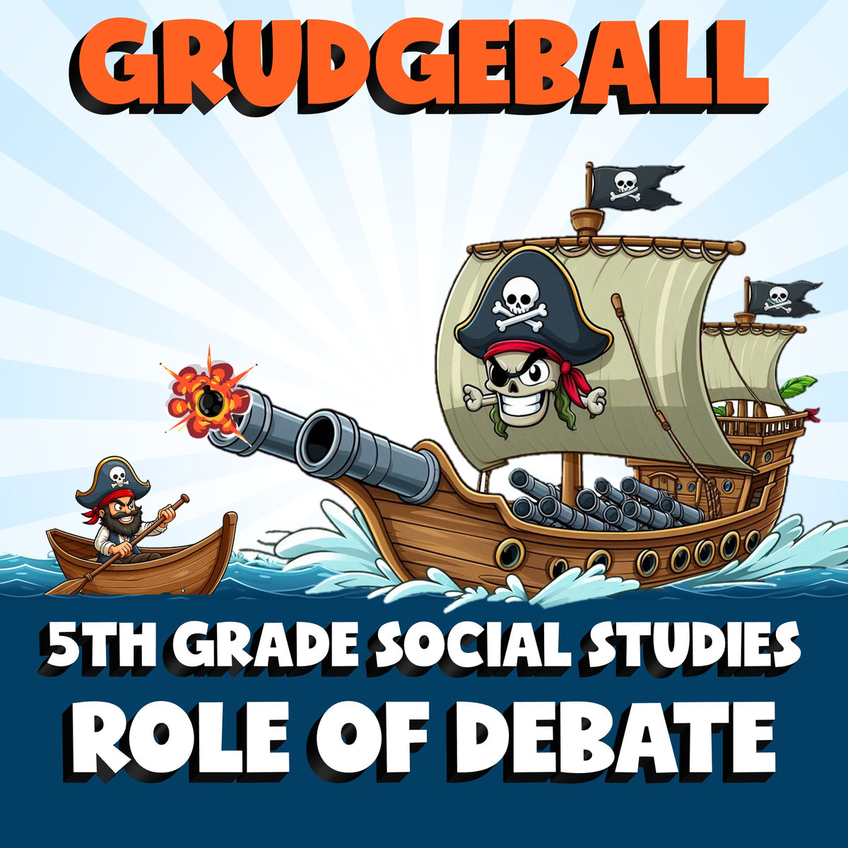 Role of Debate GRUDGEBALL Socials Game - No Prep Grade 5 Review Activity
