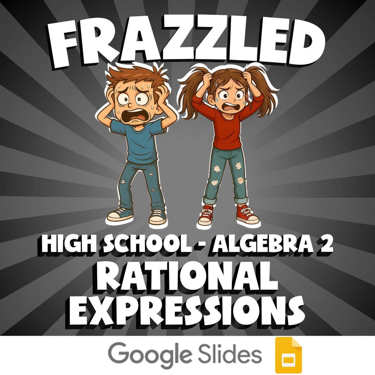 Rational Expressions FRAZZLED Math Game - No Prep Algebra 2 Review Activity