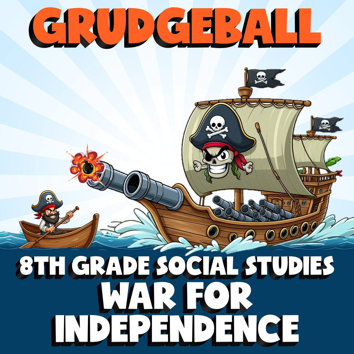 War for Independence GRUDGEBALL Socials Game - No Prep Grade 8 Review Activity