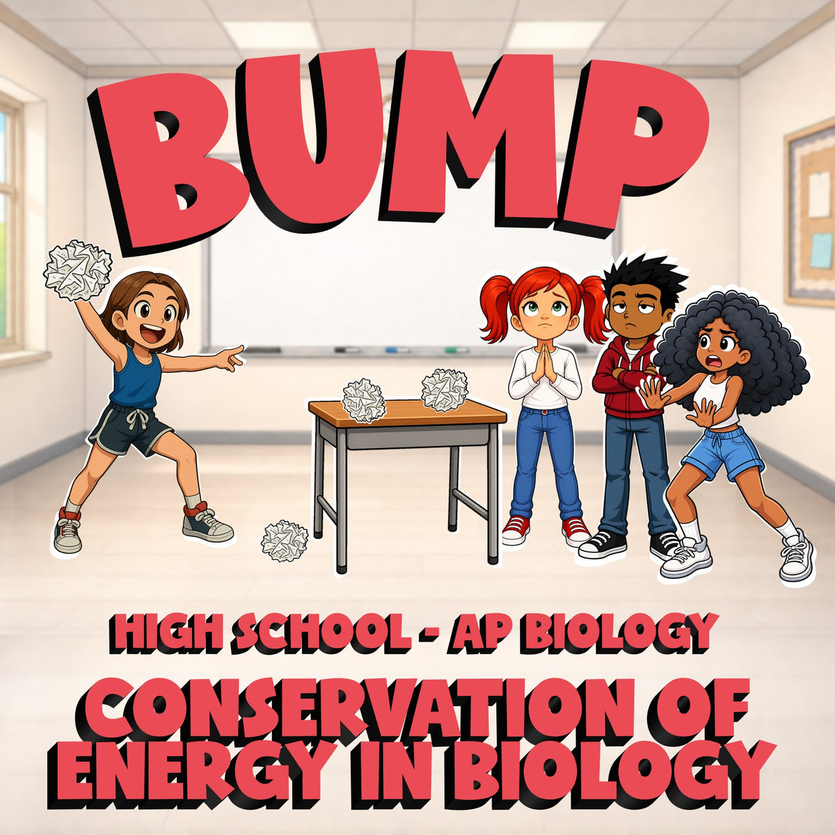 Conservation of Energy in Biology BUMP Science Game - No Prep AP Biology Review