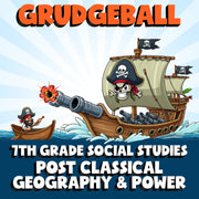 Post Classical Geography & Power GRUDGEBALL Socials Game - No Prep Grade 7