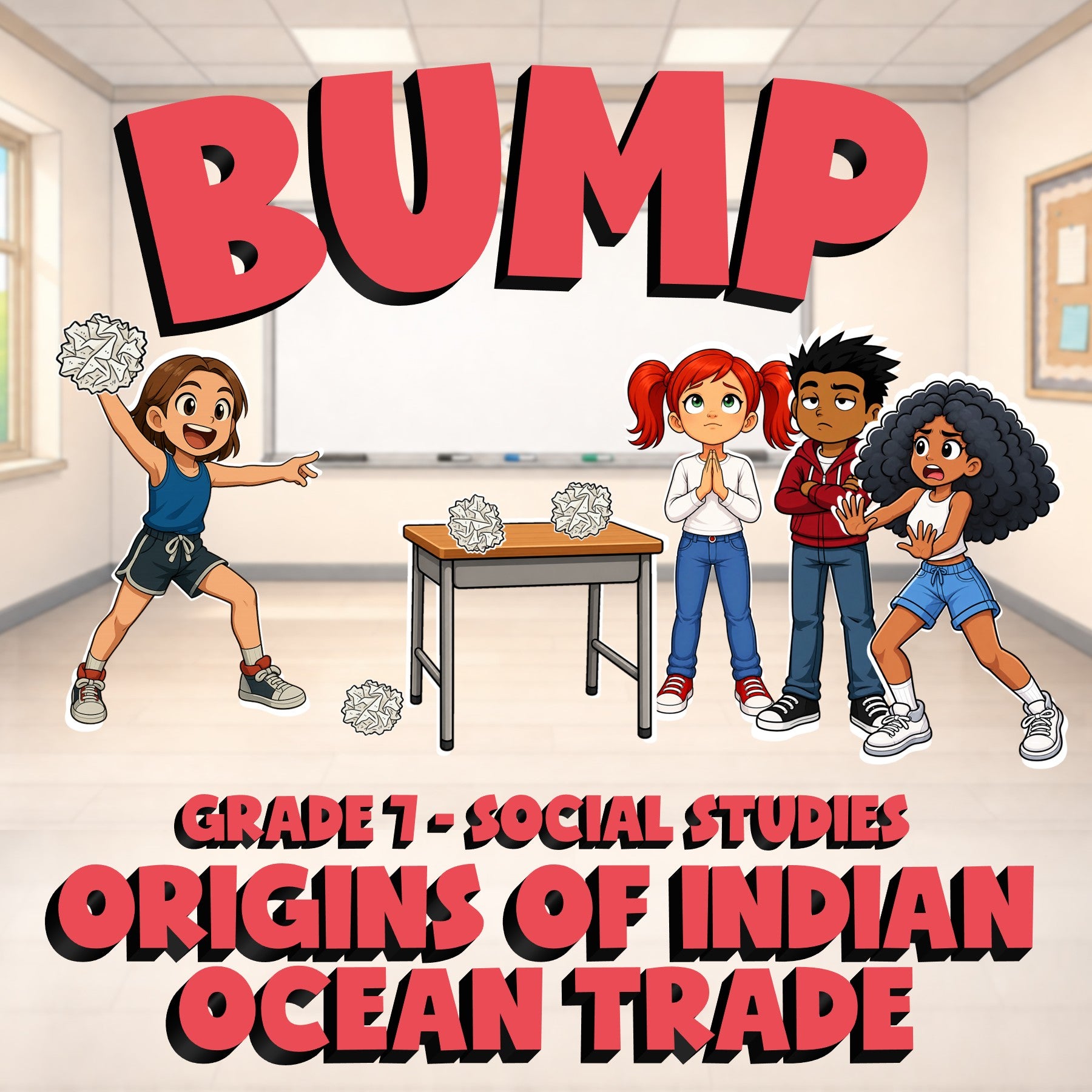 Origins of Indian Ocean Trade BUMP Socials Game - No Prep Grade 7 Review