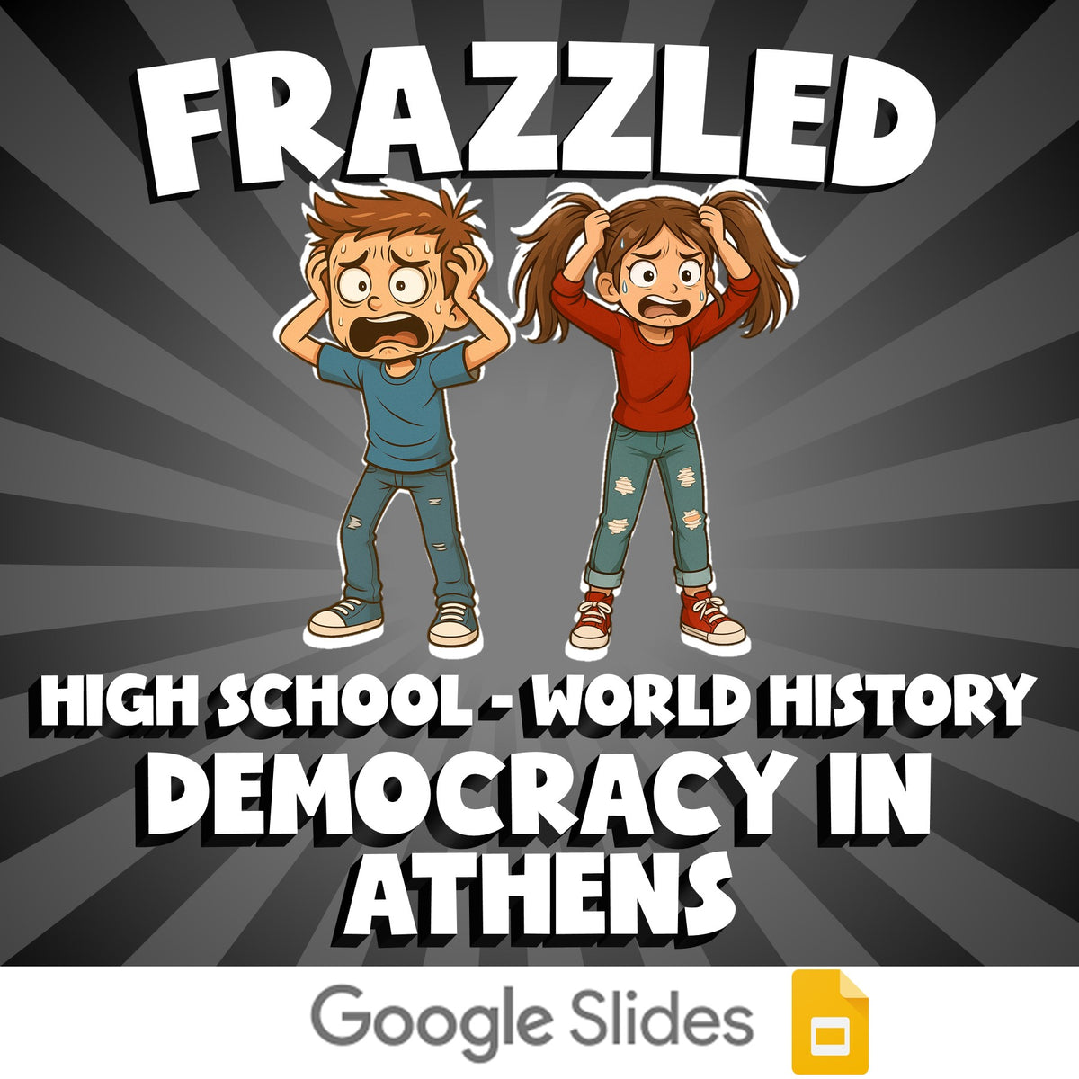 Democracy in Athens FRAZZLED Game - No Prep World History Review Activity