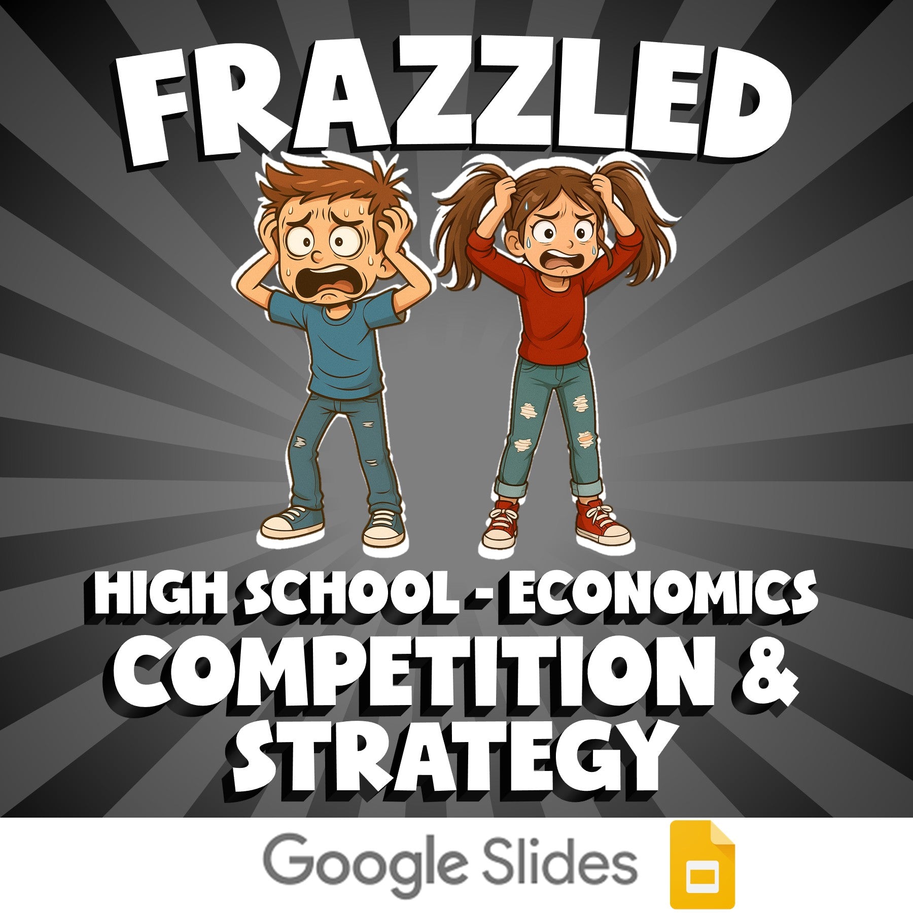 Competition & Strategy FRAZZLED Economics Game - No Prep Review Activity