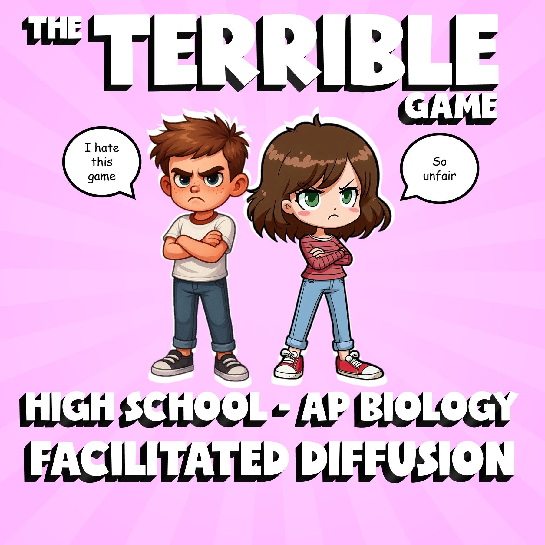 Facilitated Diffusion THE TERRIBLE GAME - No Prep AP Biology Science Review