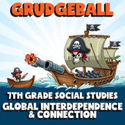 Global Interdependence & Connection GRUDGEBALL Socials Game - No Prep Grade 7