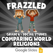 Comparing World Religions FRAZZLED Socials Game - No Prep Grade 6 Review