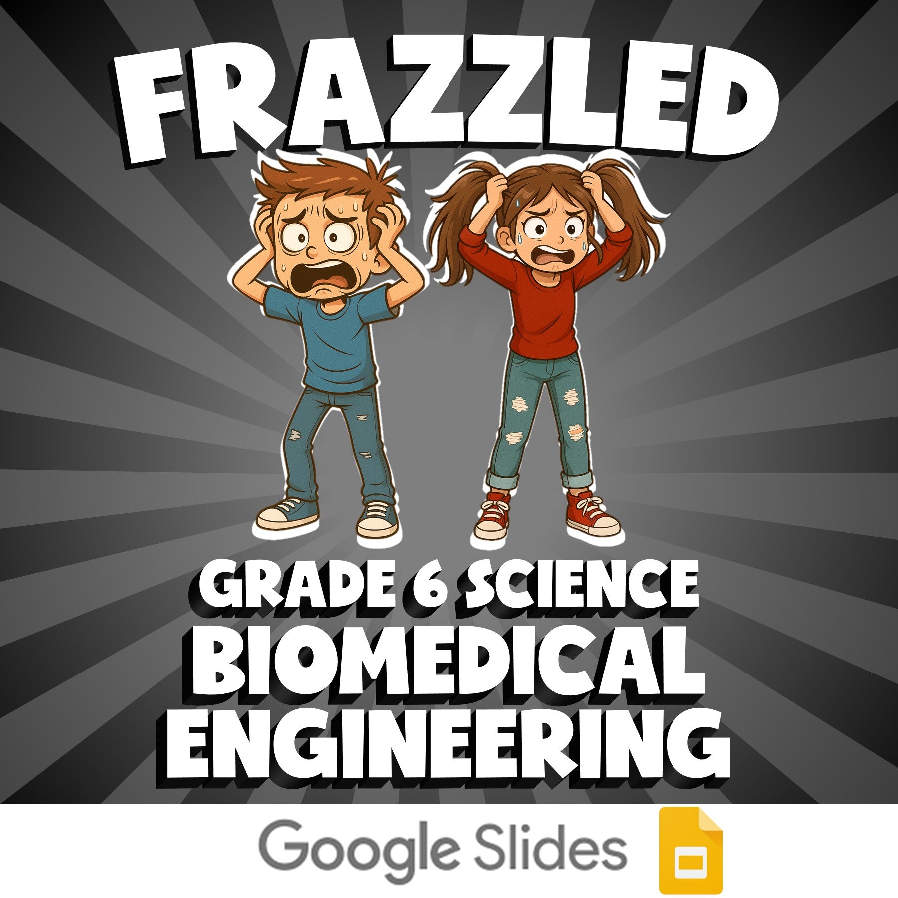 Biomedical Engineering FRAZZLED Science Game - No Prep Grade 6 Review Activity