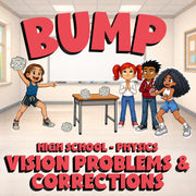 Vision Problems & Corrections BUMP Science Game - No Prep Physics Review