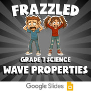 Wave Properties FRAZZLED Science Game - No Prep Grade 7 Review Activity