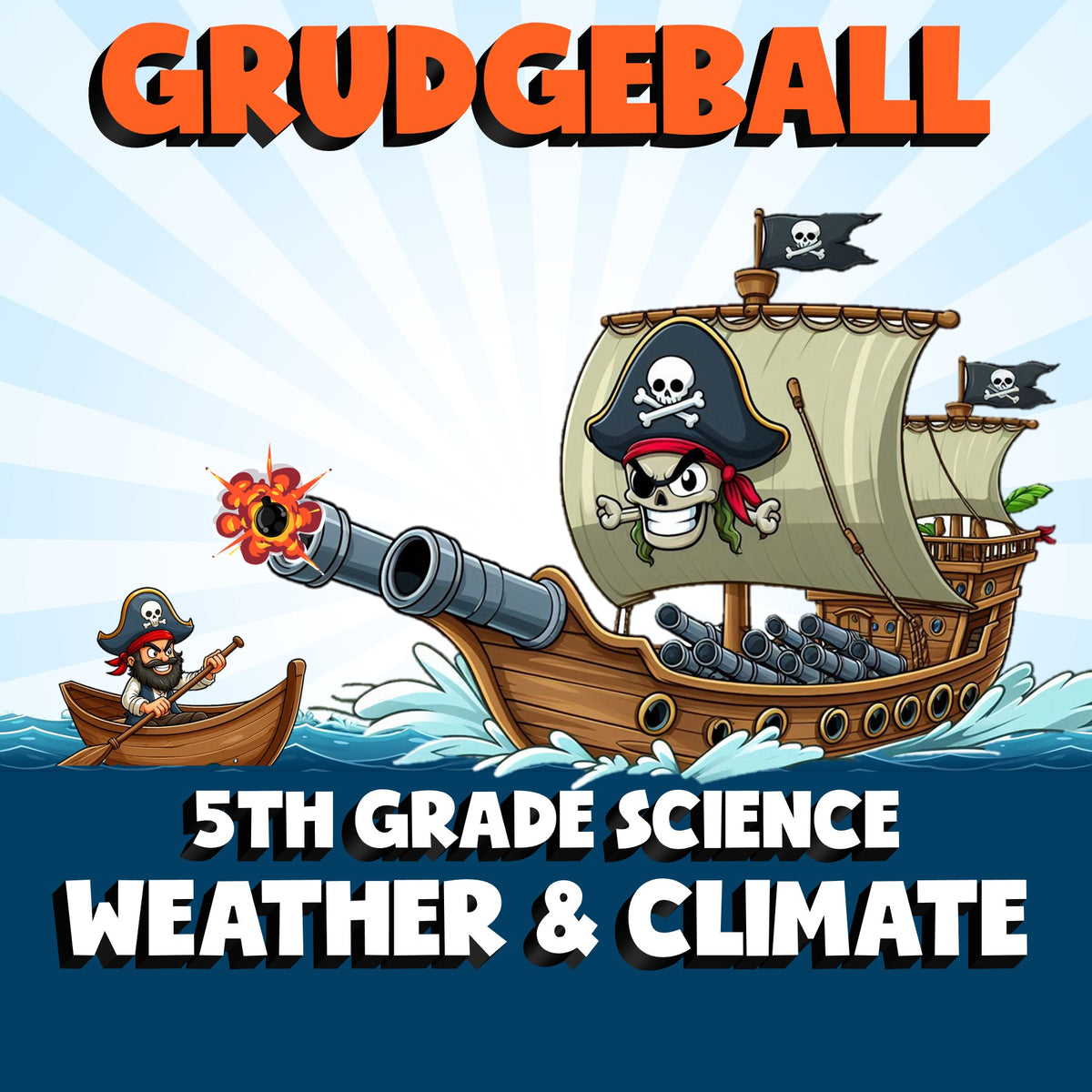 Weather & Climate GRUDGEBALL Science Game - No Prep Grade 5 Review Activity