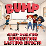 Revolution Lasting Effects BUMP Socials Game - No Prep Grade 5 Review Activity