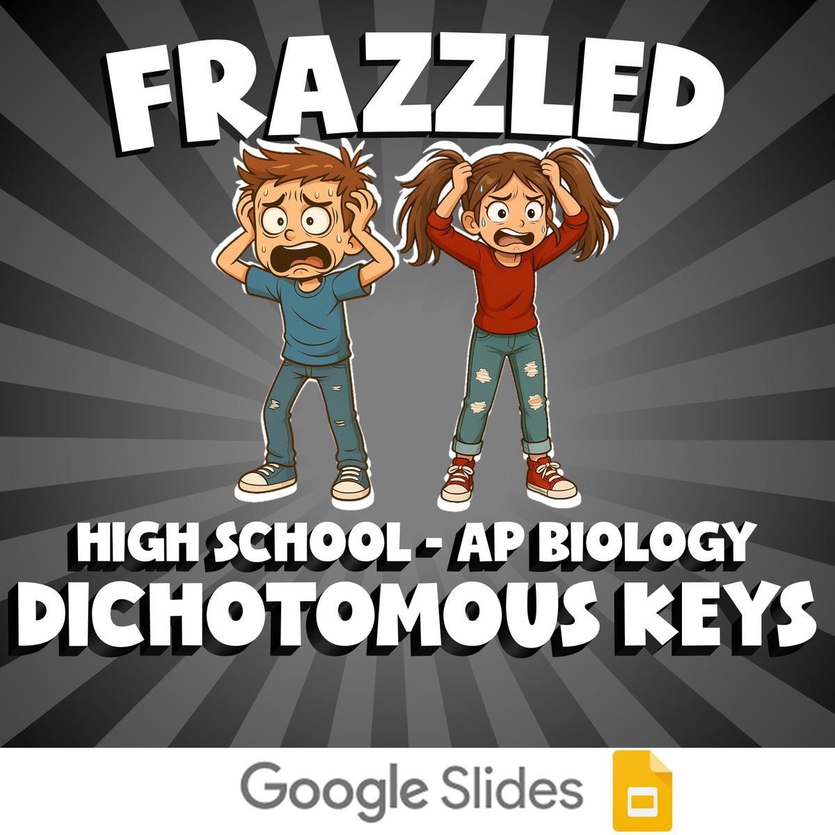 Dichotomous Keys FRAZZLED Science Game - No Prep AP Biology Review Activity