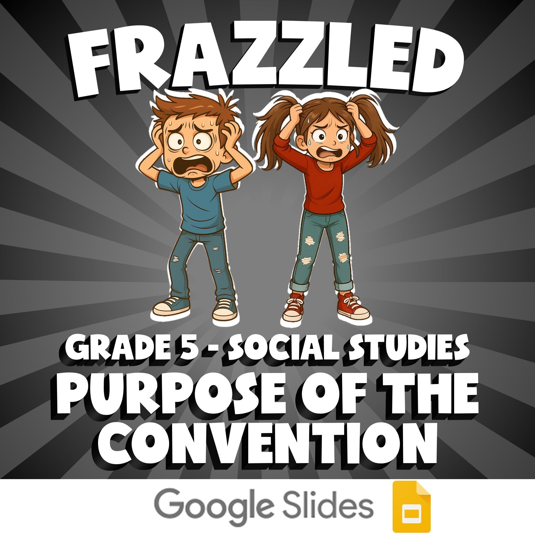 Purpose of the Convention FRAZZLED Socials Game - No Prep Grade 5 Review