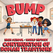 Continuation of Roman Traditions BUMP Game - No Prep World History Review
