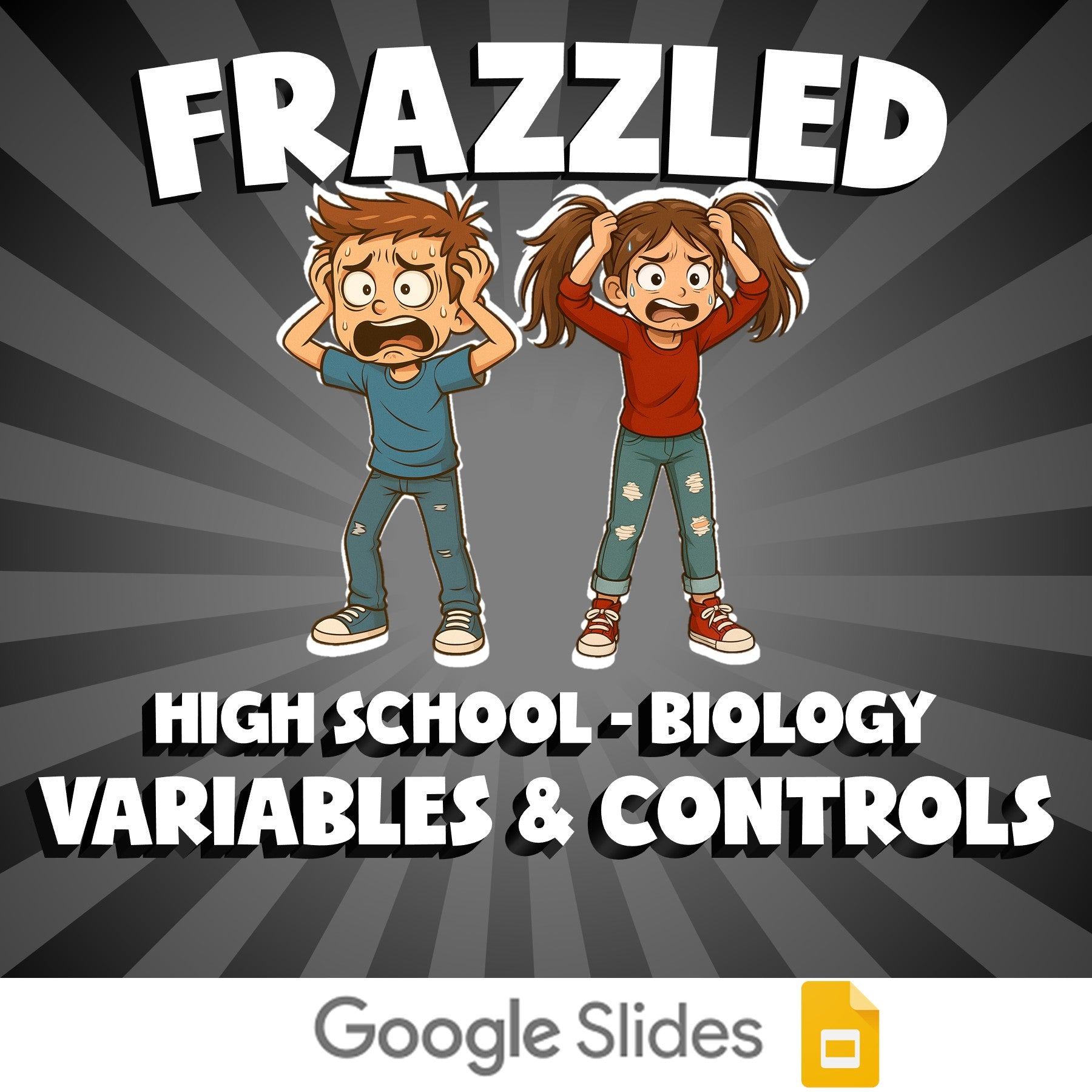 Variables & Controls FRAZZLED Science Game - No Prep Biology Review Activity