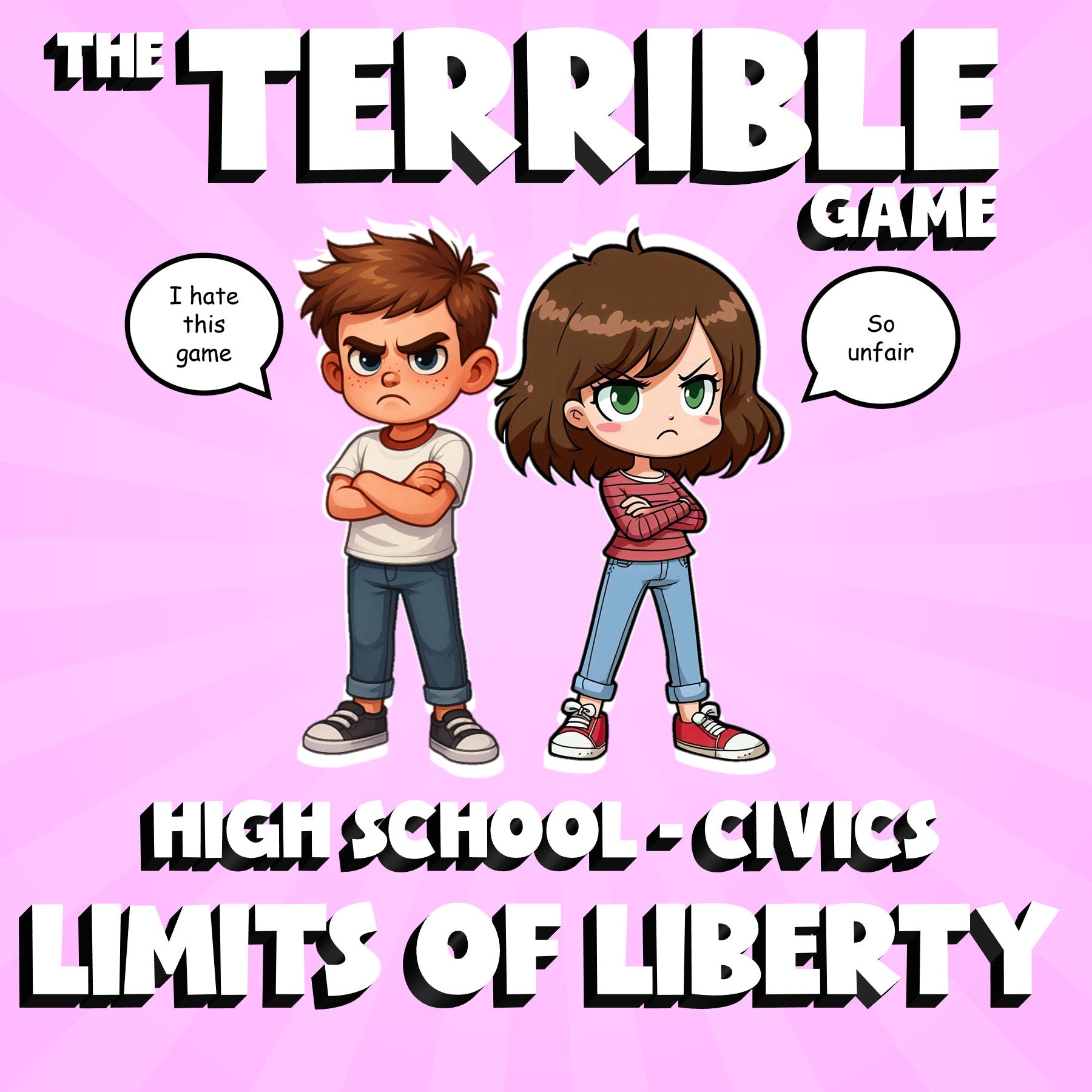 Limits of Liberty THE TERRIBLE GAME - No Prep Civics Review Activity