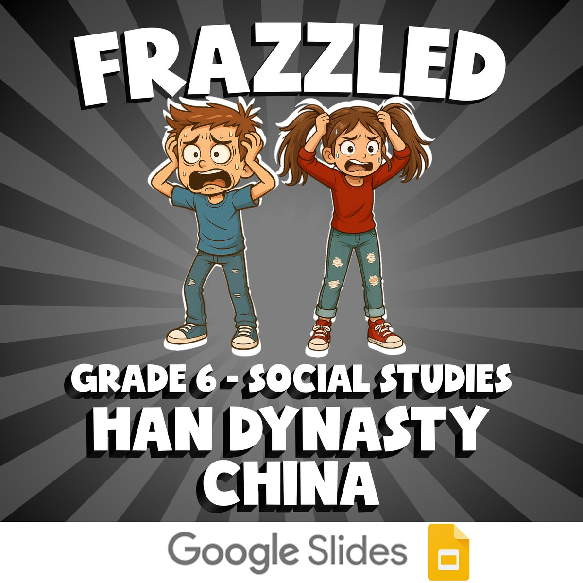 Han Dynasty China FRAZZLED Socials Game - No Prep Grade 6 Review Activity