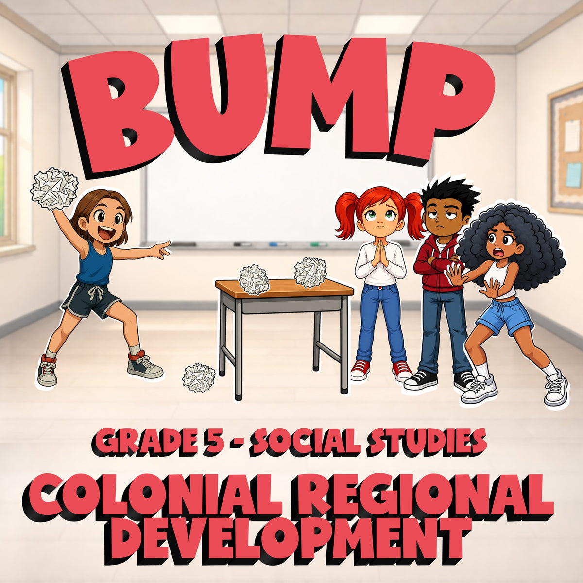 Colonial Regional Development BUMP Socials Game - No Prep Grade 5 Review